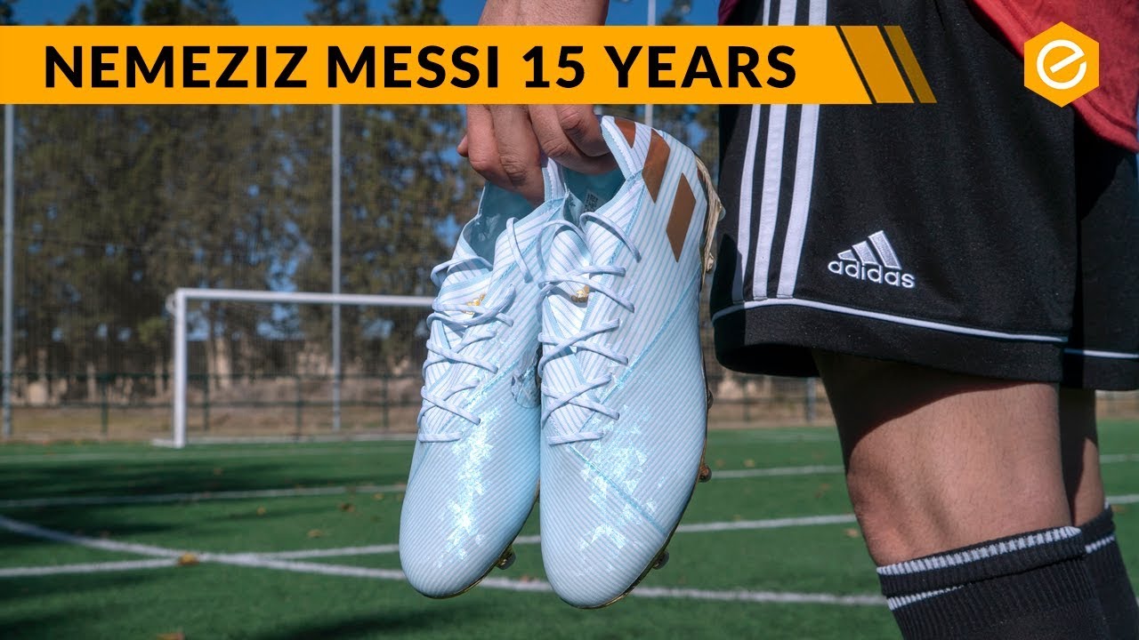 Norteamérica Debería Física Las NUEVAS BOTAS de LEO MESSI - adidas Nemeziz Messi 19.1 "15 Years" -  YouTube