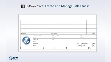 How To Create And Manage Custom Title Blocks Within HyDraw CAD