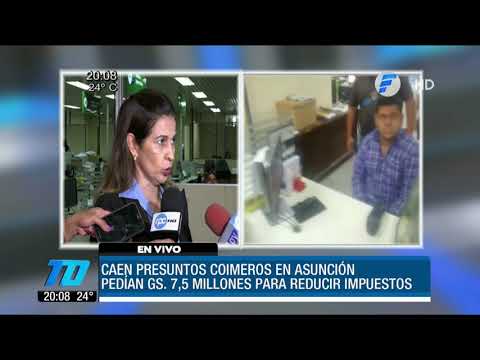 Caen presuntos coimeros en la Municipalidad de Asunción