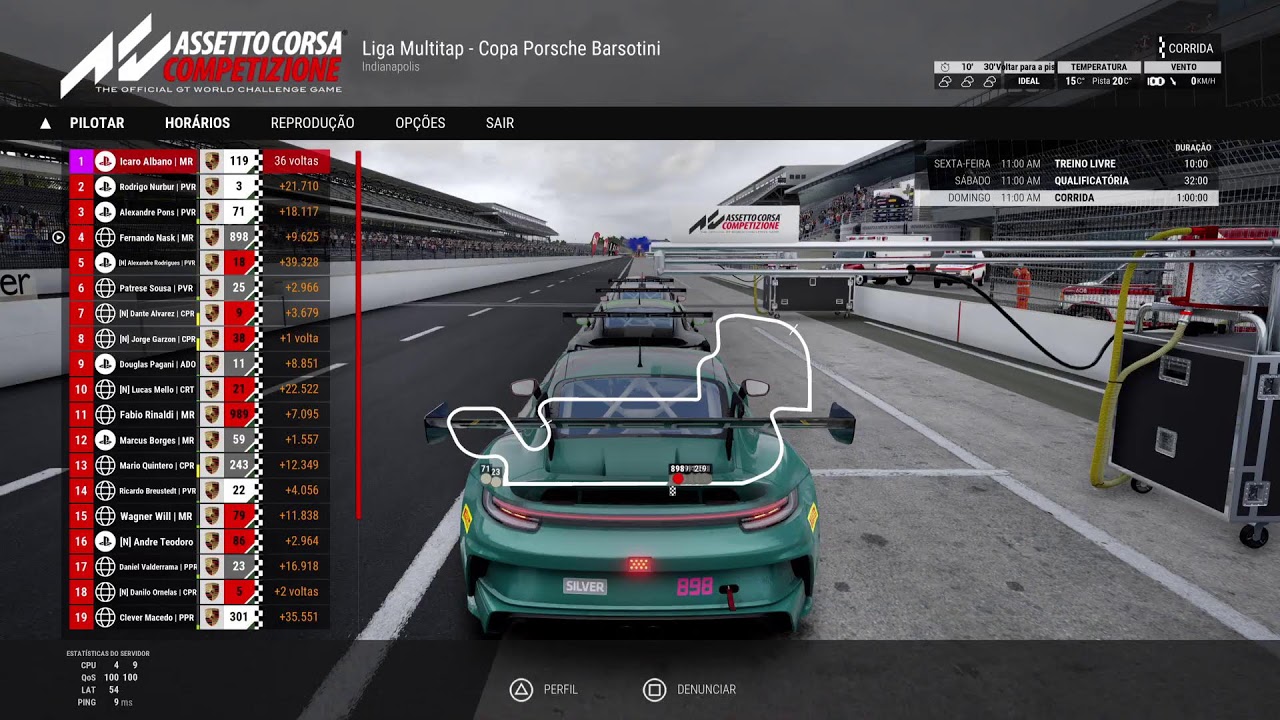 Copa PorscheBarsotini - Indianapolis - Liga Multitap