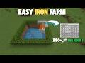 Easy Iron Farm for Beginners! Minecraft Bedrock 1.21 Guide