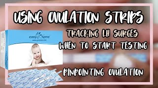 HOW TO USE LH OVULATION STRIPS