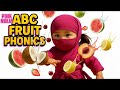 Pink Ninja ABC Song for Kids | 🍎 ABC Fruit Phonics Song