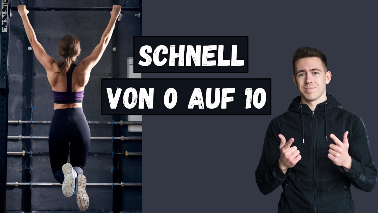 SCHNELL von 0 auf 10 KLIMMZÜGE I Klimmzüge lernen (4 entscheidende Punkte)