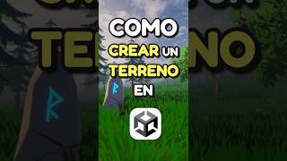 Cómo crear un terreno en Unity SUPER rápido🌿🌍