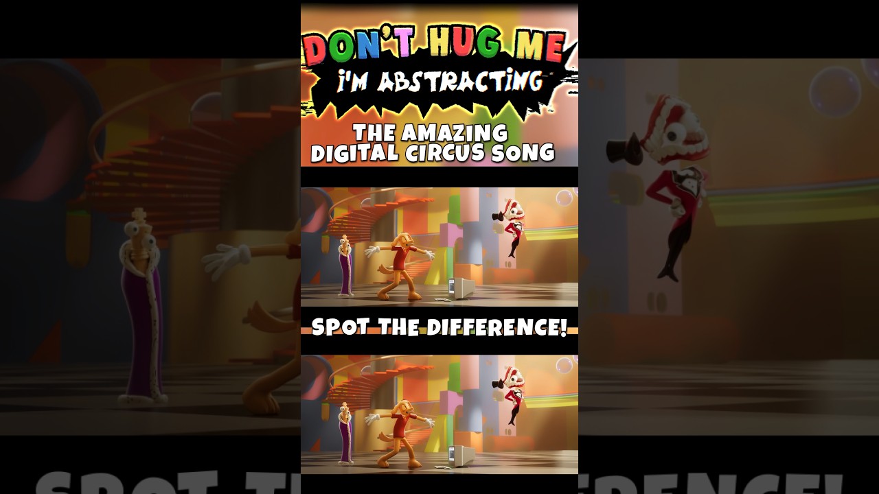 Don't Hug Me I'm Abstracting (The Amazing Digital Circus Song) SCRATCH VOICE REVEAL?! 🐕🦴 | TADC