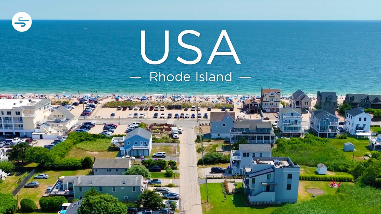 [4K] Surfing at Rhode Island, USA🇺🇸 Surf Drone Film + Lo-fi Hip Hop Music