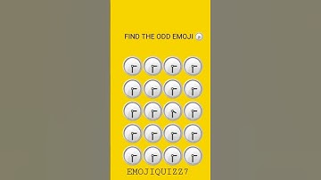 FIND THE ODD EMOJI (CLOCK) #shorts #shortsvideos