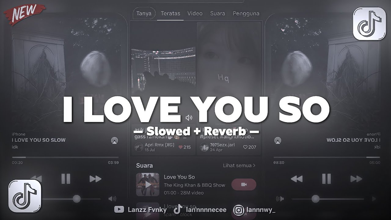 DJ I LOVE YOU SO SLOWED - VIRAL TIKTOK