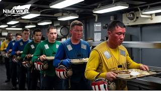 How Aircraft Carrier Sailors Eat, Sleep & Survive for 3 Months at Sea | Life On Aircraft Carrier