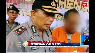 Polisi Tangkap Penipu Modus Calo PNS, Korban Rugi Rp175 Juta - BIS 25/02