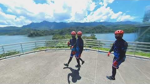 Insta360 Clone Trail Sample shot by one X2 with bullet time tripod and invisible stick.