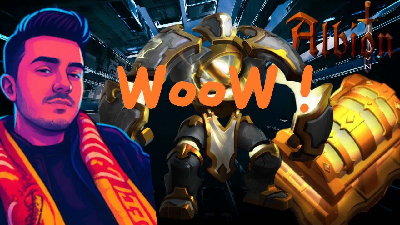 Gold Construct Albion Online AVA Gold Construct Boss Legendary chest ! - YouTube
