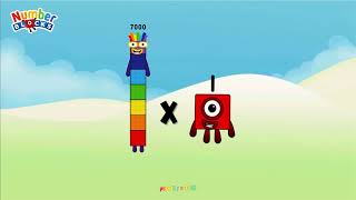 Special Multiplication Of Numberblocks 7K-7Qd Big Numbersmultiply Giant Number