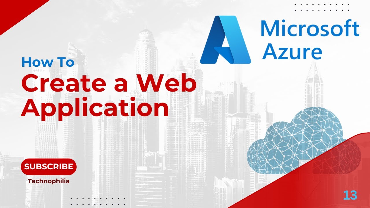 13 | How To Create a Web Application Step by Step Demo | Azure Cloud ...