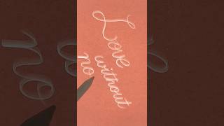 “ Love without noise “ #handwriting #love #asmrwriting #digitalwriting