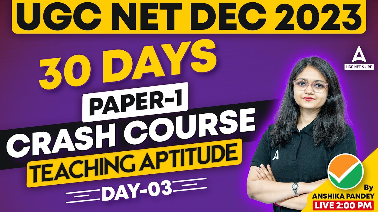 Teaching aptitude ugc net paper 1 ugc net paper 1 by anshika pandey