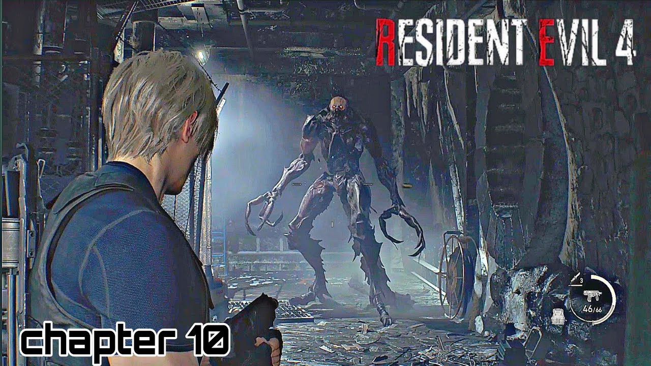 Resident Evil 4 Remake chapter 10 Gameplay 😱 Scary Horror | Leon Kennedy Returns