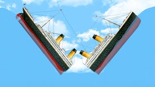 ❄️ I SENT A TSUNAMI TO THE TITANIC! | Floating Simulator |
