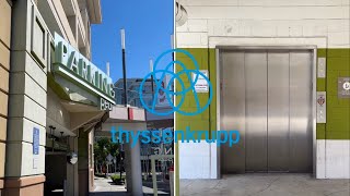 GIANT 2009 ThyssenKrupp Traction Elevator @ Parking Pear (Target Garage), Sunnyvale, CA