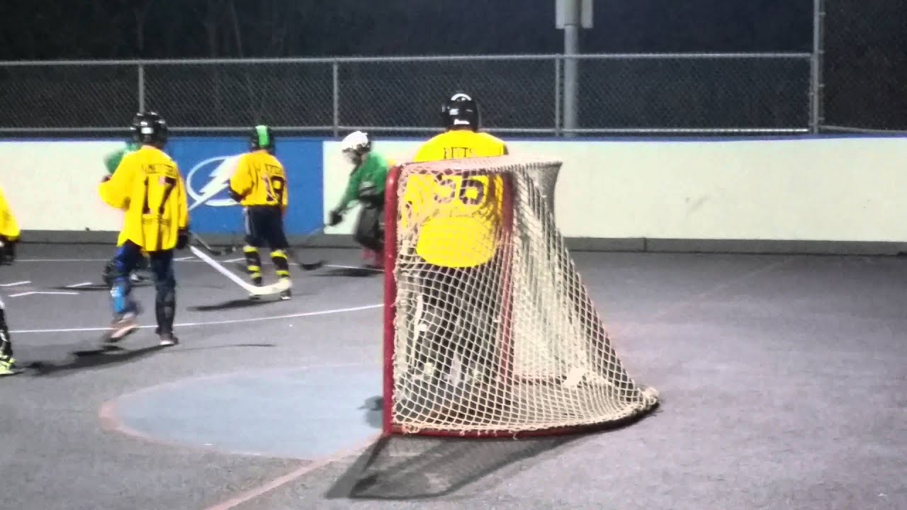 Gavin Weiss scores a goal vs Kelly's