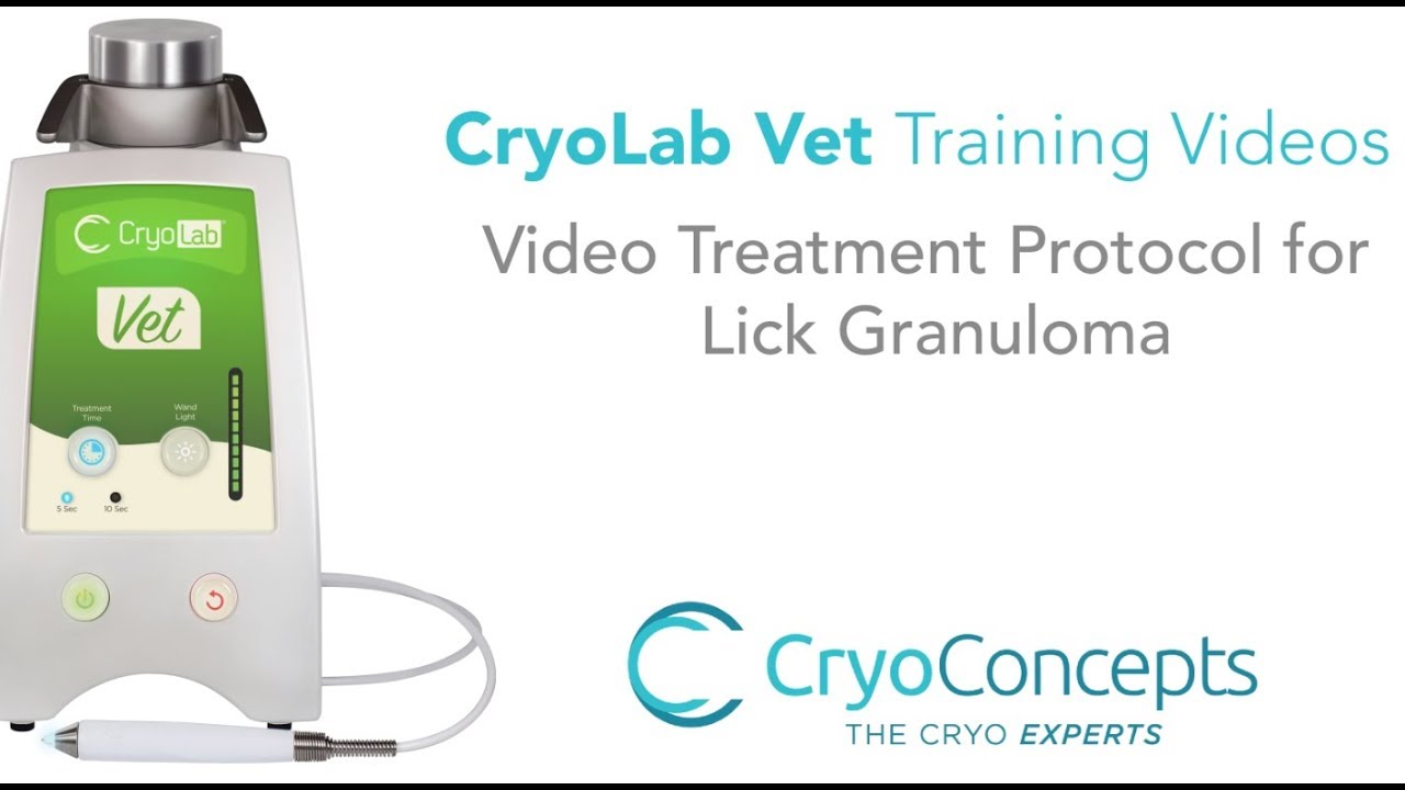 CryoLab® Vet Training with Licensed VMD Painlessly treat Lick