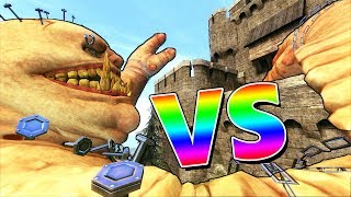 MONSTERS vs BASE | Gmod Build and Defend (MONSTER HORDE ATTACKS)