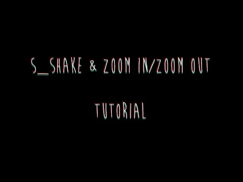 ♛ SA ♛ svp s_shake & zoom in/out tutorial