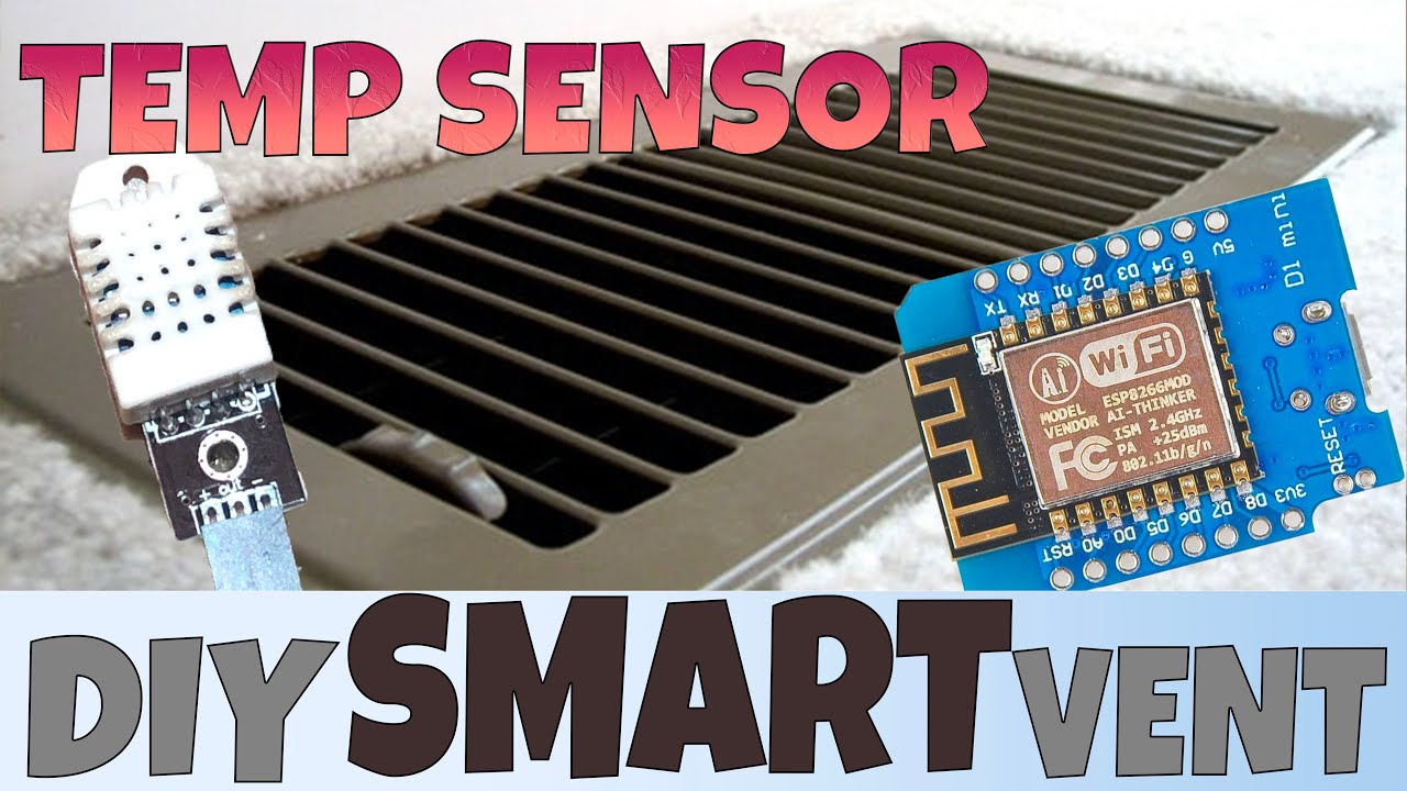A DIY Alexa smart vent built with an ESP8266 and a servo