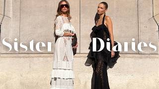 OUR FIRST SISTER VLOG IN PARIS: Fashion week show, "Would you rather" and a new yoga spot studio