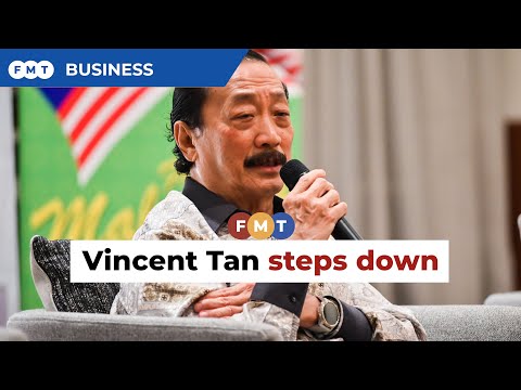 Vincent Tan steps down as chairman of Berjaya Corp