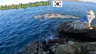 Ito Ang Pinunta Nia Dito Galing SOUTH KOREA | JB lure V1 | Mr: Song rock fishing with me