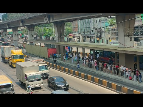 NOW OPEN!MAS MODERNO AT MAALIWALAS NA EDSA BUSWAY TERMINAL!EDSA REBUILDING