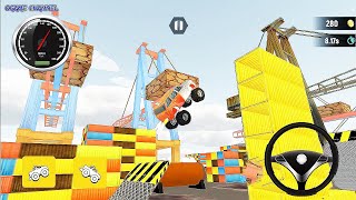 Race Off 3 Car Stunt Games - SEAPORT MAP - 4x4 Monster Truck Stunts Driver / Android GamePlay #2 screenshot 3