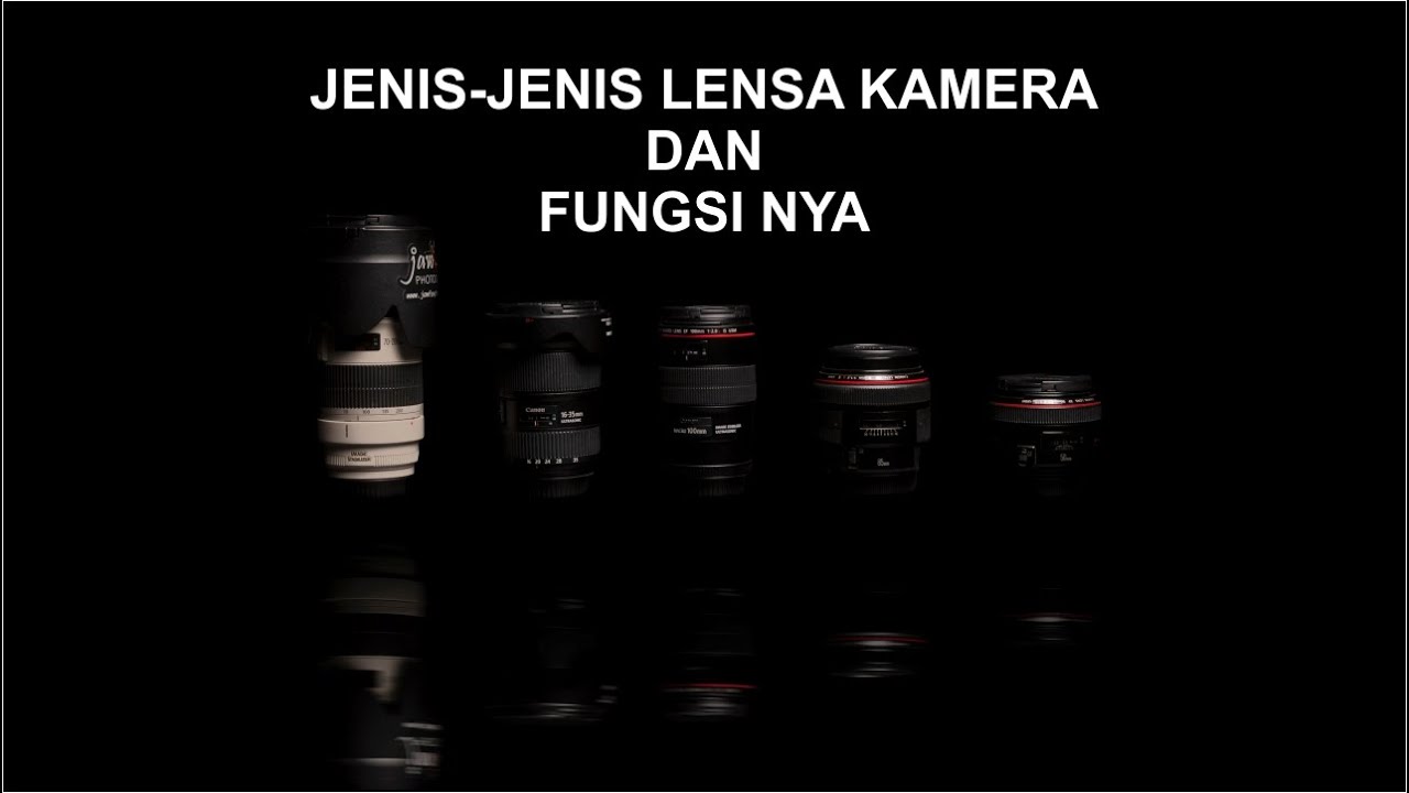 JENIS-JENIS LENSA KAMERA DAN FUNGSINYA || TYPES OF LENS AND CAMERA ...