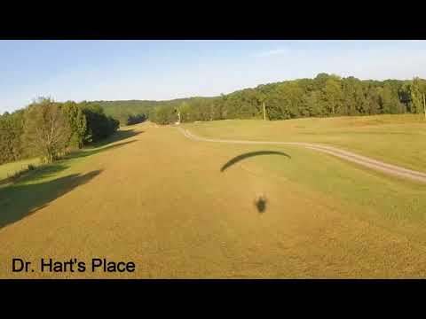 Just Paramotor Flying Around the Neighborhood - Deer, Coyote, Hart Square