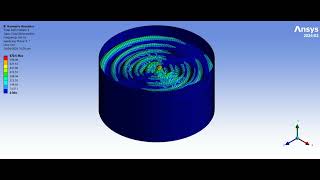 Higher Mode Sloshing in Storage Tanks | Surface Motion at Increased Frequency (FEA)