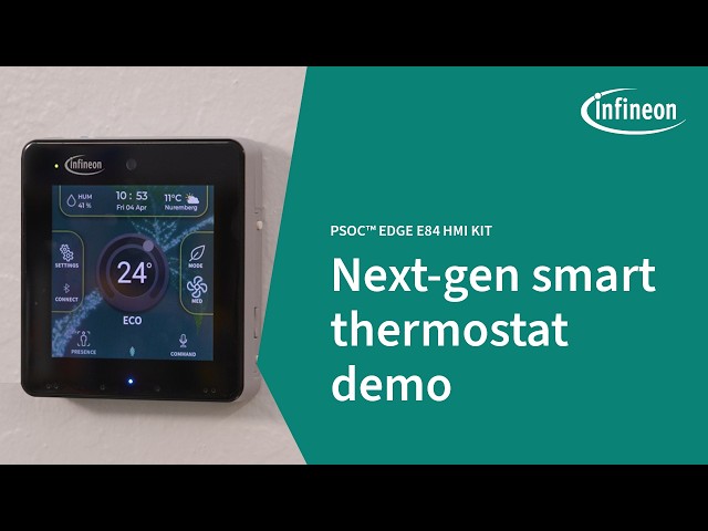 PSOC™ Edge Powers Next-Gen Smart Thermostat with Voice Control, Radar Sensing & AI at the Edge