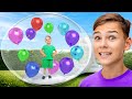 Vania Mania Kids - how to build an inflatable playhouse with baby Alex