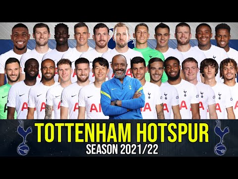 TOTTENHAM HOTSPUR SQUAD 2021/2022 | OFFICAL | WITH ROMERO, GIL, EMERSON, GOLLINI, KANE