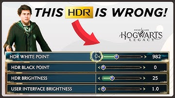 You’re doing Hogwarts Legacy HDR wrong! Here’s why… (PS5 - PS4)