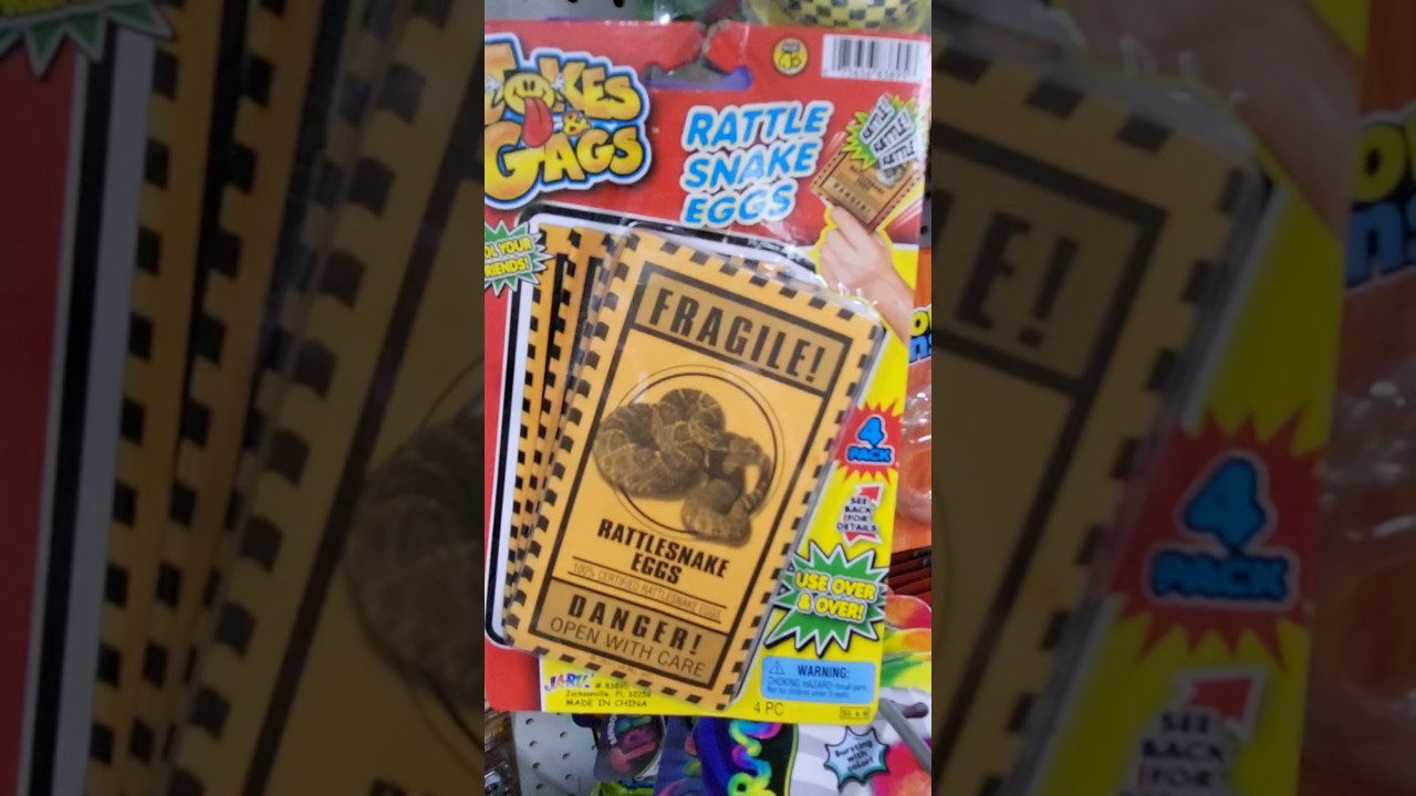 Шутки, розыгрыши и приколы - Яйца гремучей змеи - Заводной шумовой генератор, чтобы напугать друз...