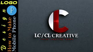 How to make LC CL logo design in your mobile phone pixellab Editing tutorials LC logo design