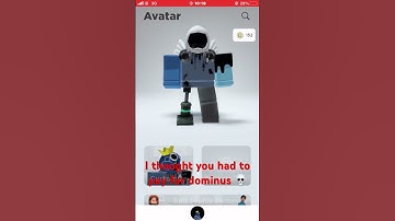 I thought you had to pay for a dominus 💀  #roblox #funny #dominus #free