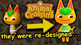 animal crossing forced these characters to change in new games...