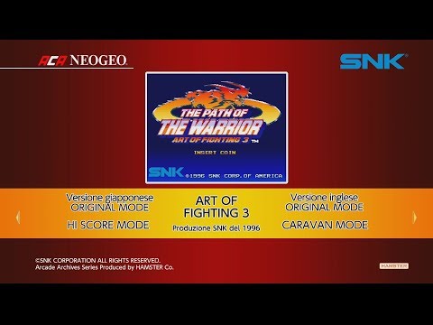 ACA NEOGEO Art of Fighting 3 (Switch) First Look on Nintendo Switch - Gameplay