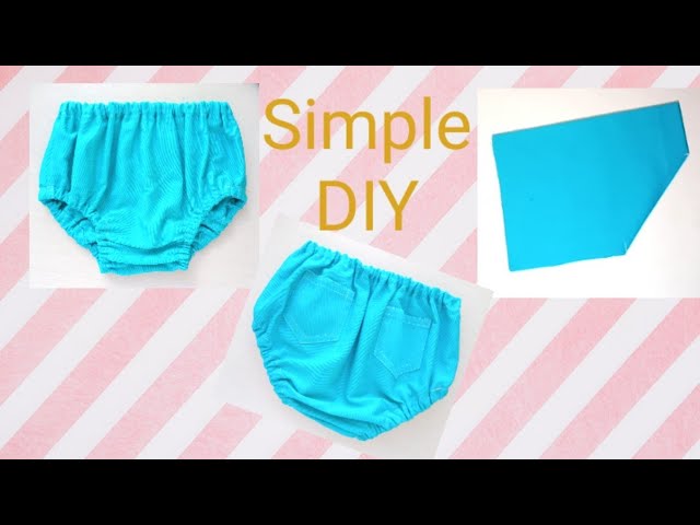 How To Stitch Baby/Toddler Underwear With Gusset Using DIY Pattern