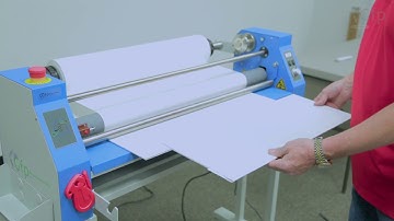 Gfp 230C Applications - Pre-Coating Mounting Boards