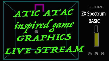 ATIC ATAC inspired game - Graphics - LIVE - ZX Spectrum BASIC
