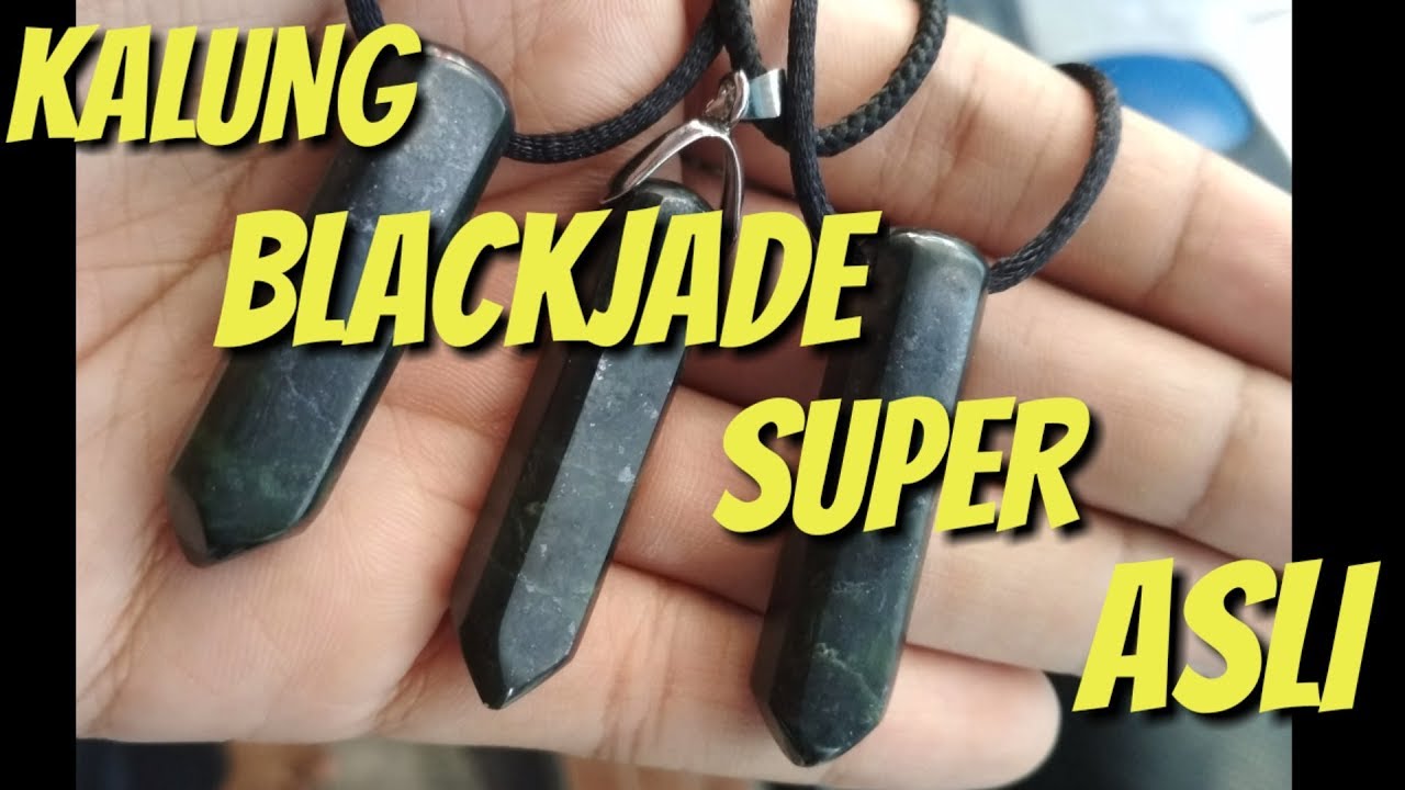 Cara membedakan kalung black jade asli dan palsu